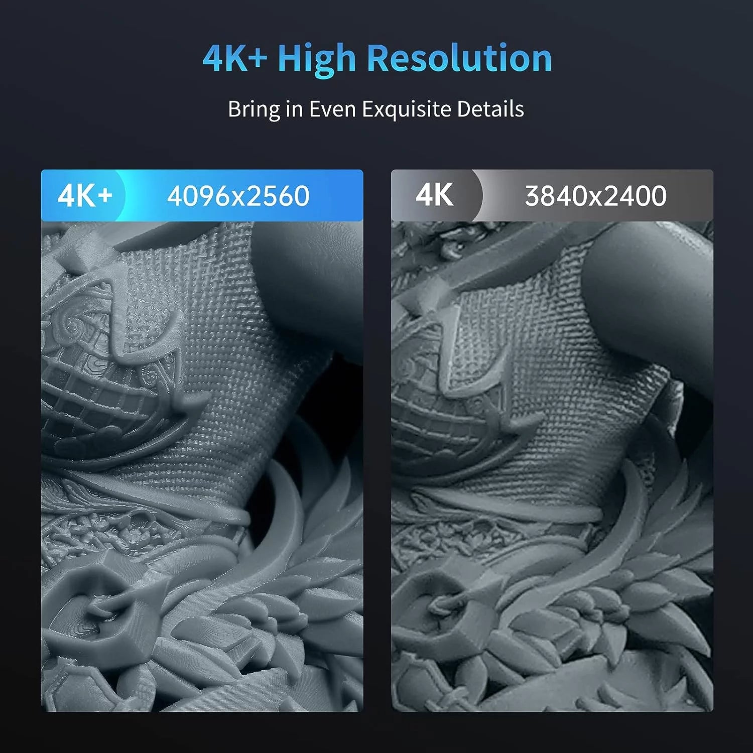 4K Resin 3D Printer with 5 KG UV Resin X3470