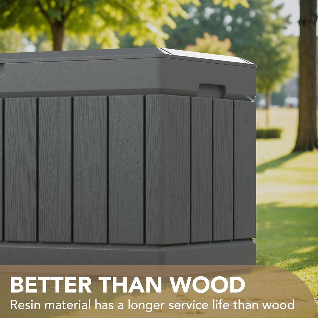 Outdoor Storage Box for Patio Cushions, Waterproof, Lockable K79848
