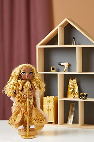 Posable Fashion Doll with 2 Designer Outfits and Vanity Playset H165