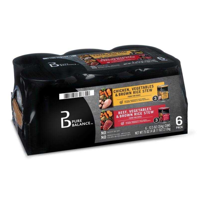 Beef Stew and Chicken Stew Wet Dog Food Variety Pack H890