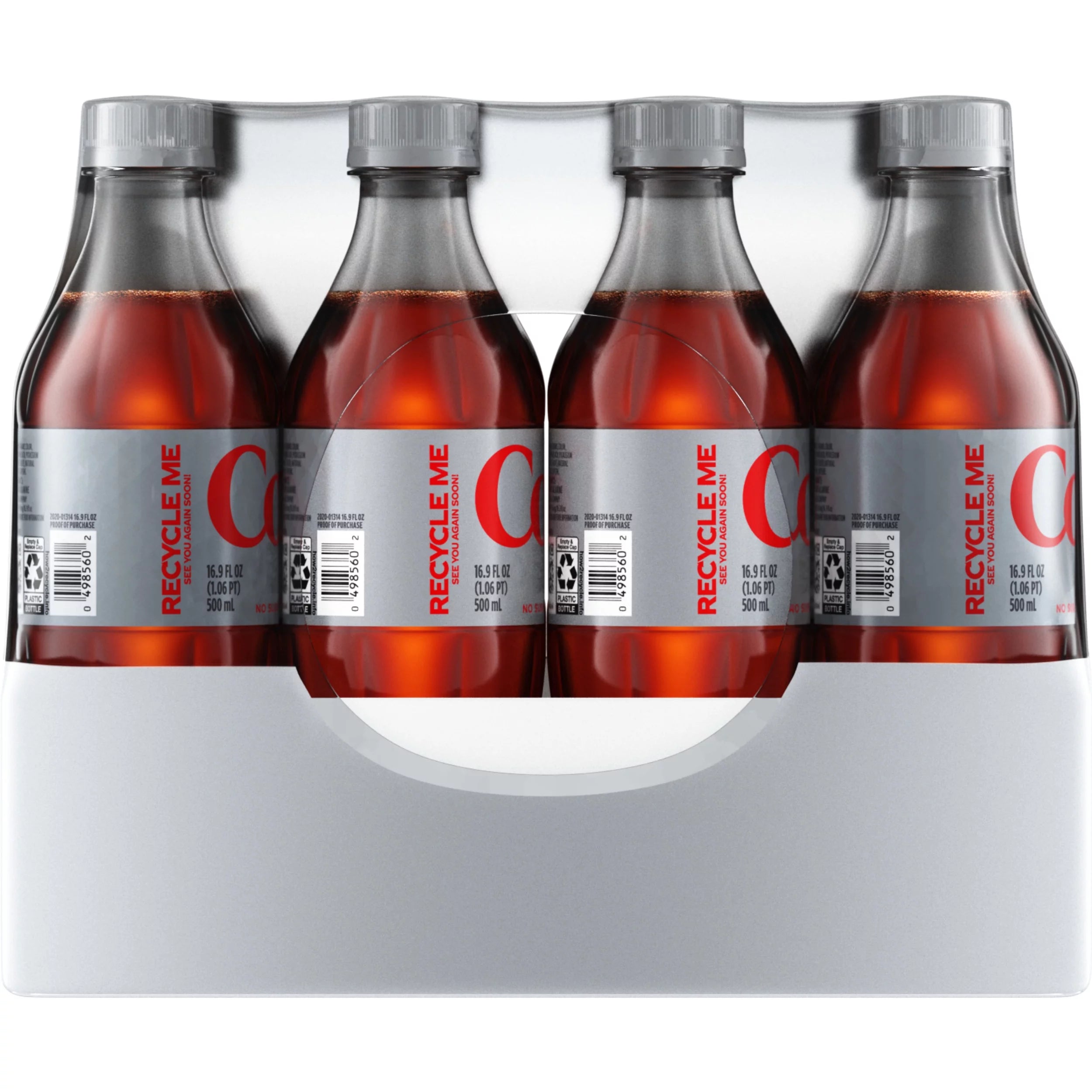 Diet Soda Soft Drink, 16.9 fl oz, 24 Pack P8150