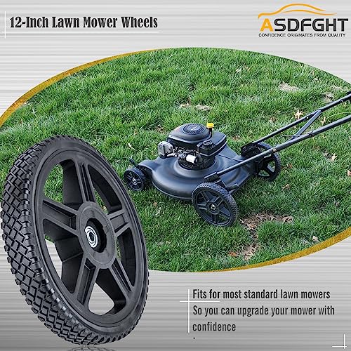 Lawn Mower Wheels 6 Inch (2-Pack) with Bearings and Hardware B4491