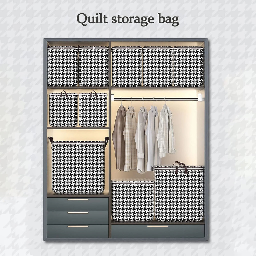 Portable Wardrobe Storage Bags with Wheels J536784