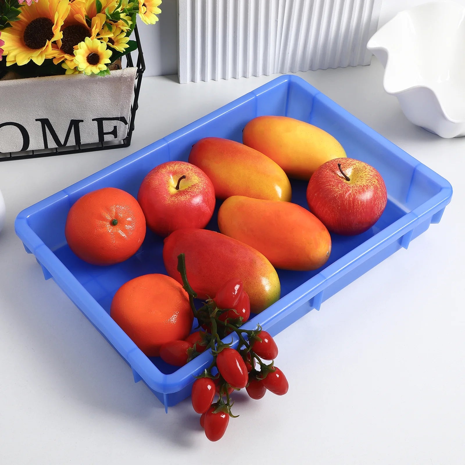 Plastic Warehouse Storage Box with Lids, 2-Pack D987894