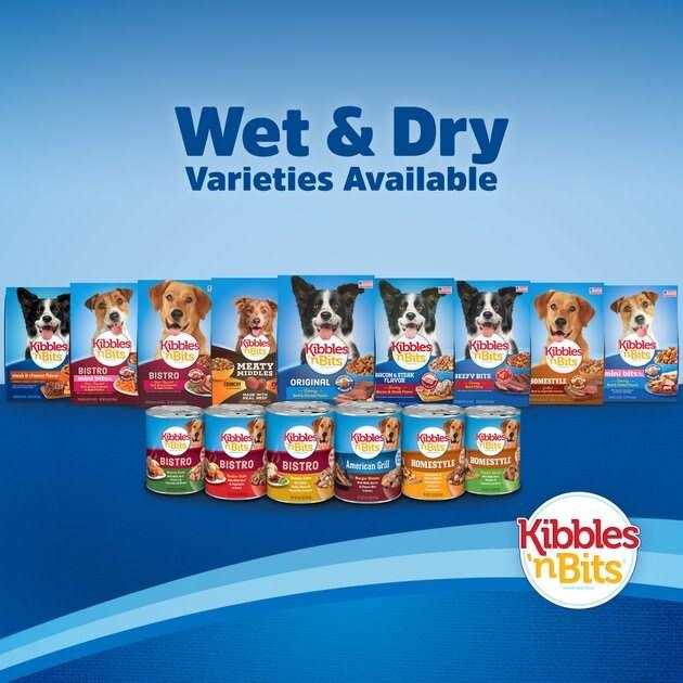 Mini Bits Bacon & Steak Flavor Dry Dog Food for Small Breeds R795733