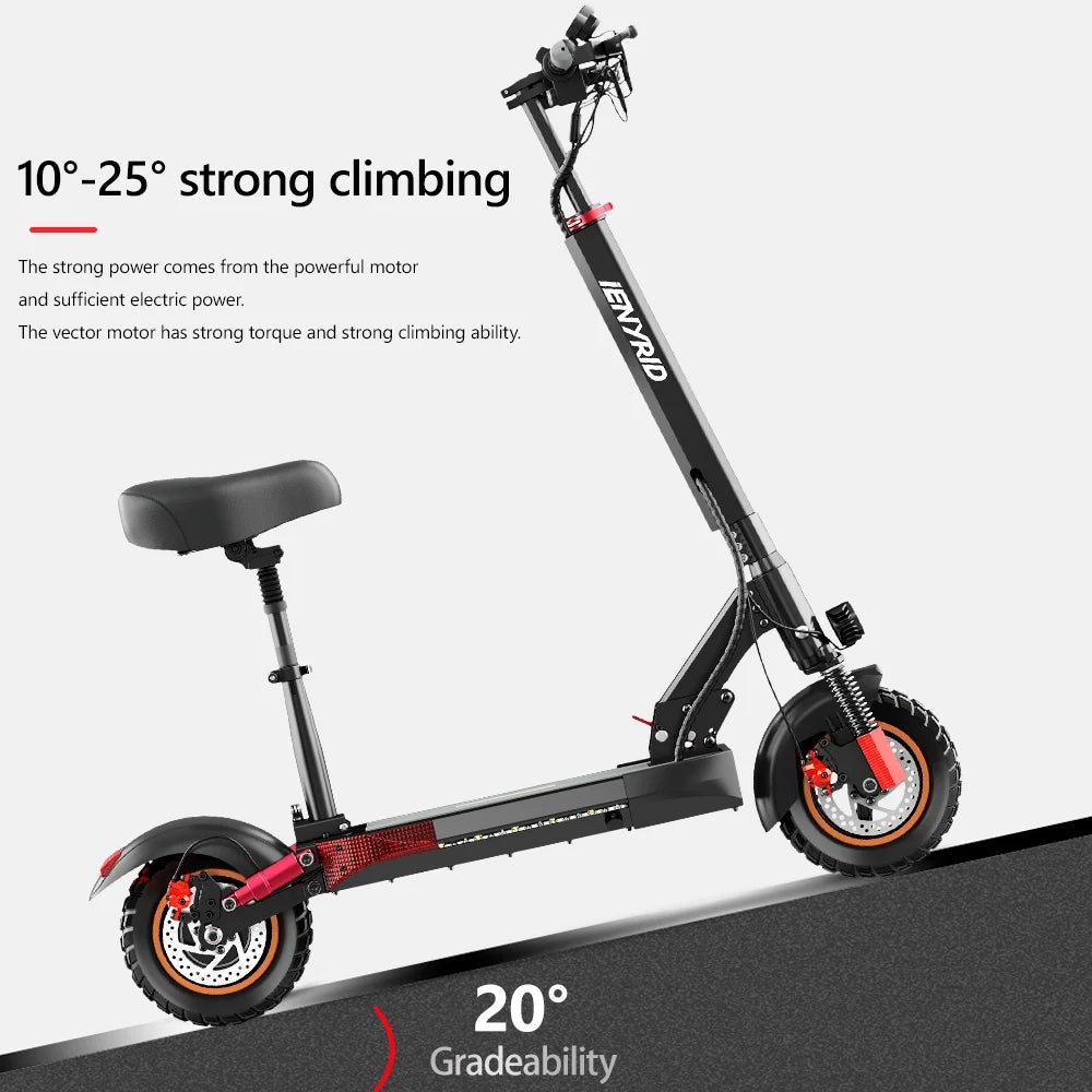 Electric Scooter 28 mph, 25 Miles Range, 700W, 10" Tires, Foldable A877022