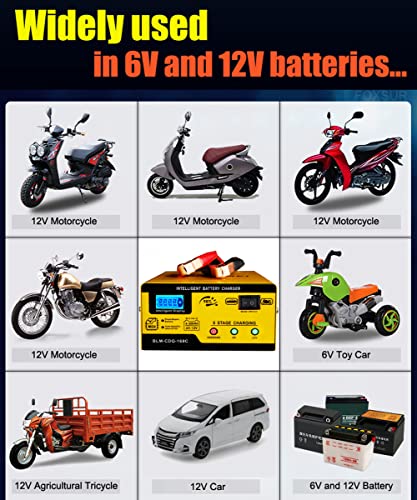 15A Smart Car Battery Charger Maintainer with Pulse Repair N988