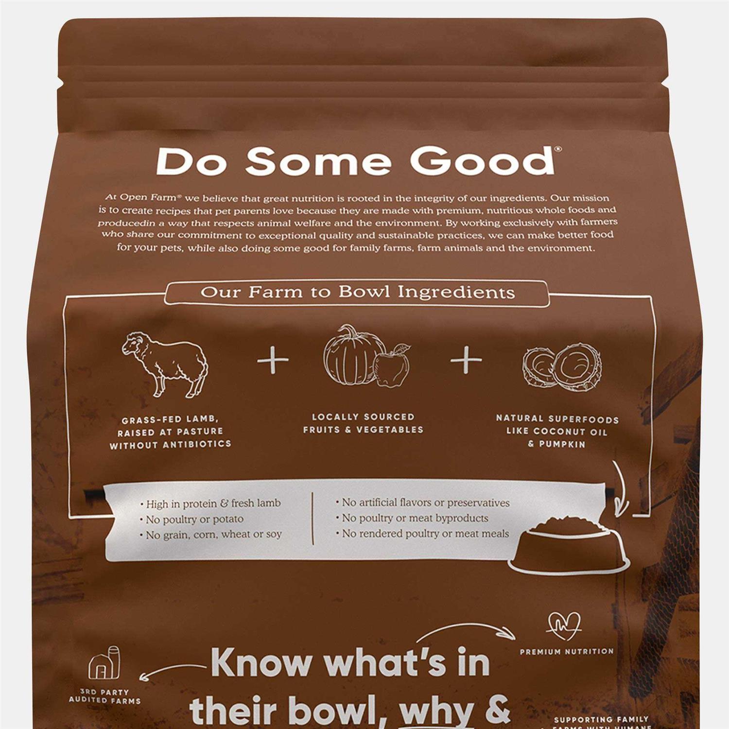 Grain Free Pasture Raised Lamb Dry Cat Food P997413