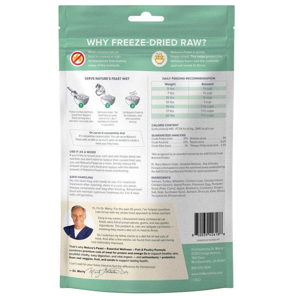 Freeze Dried Raw Cat Food Fish & Poultry C4227