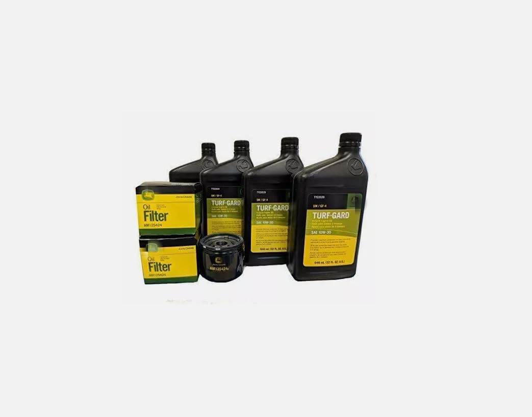 Original Equipment Double Oil Change Kit - (4) TY22029 + (2) AM125424，Replacement for John Deere OEM, AM125424B