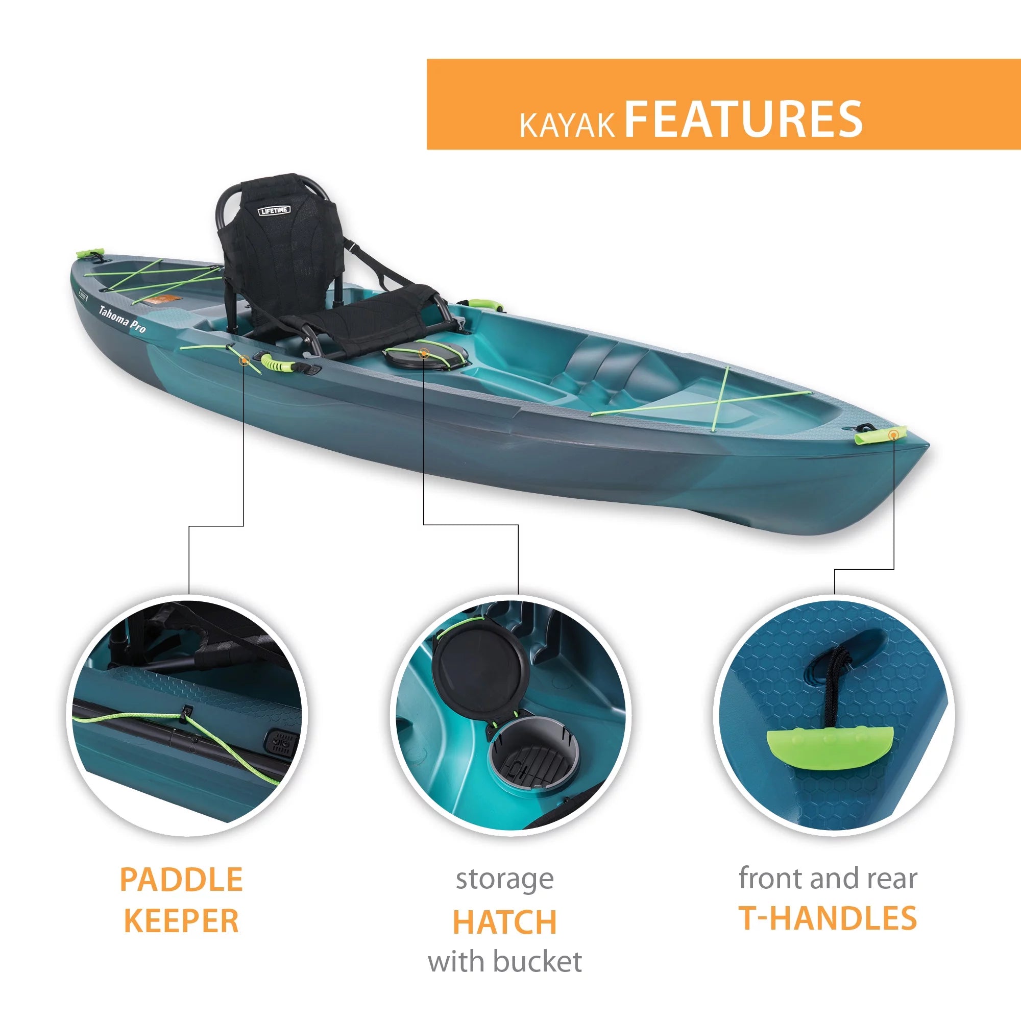 Sit-on-Top Kayak 10 ft Y240
