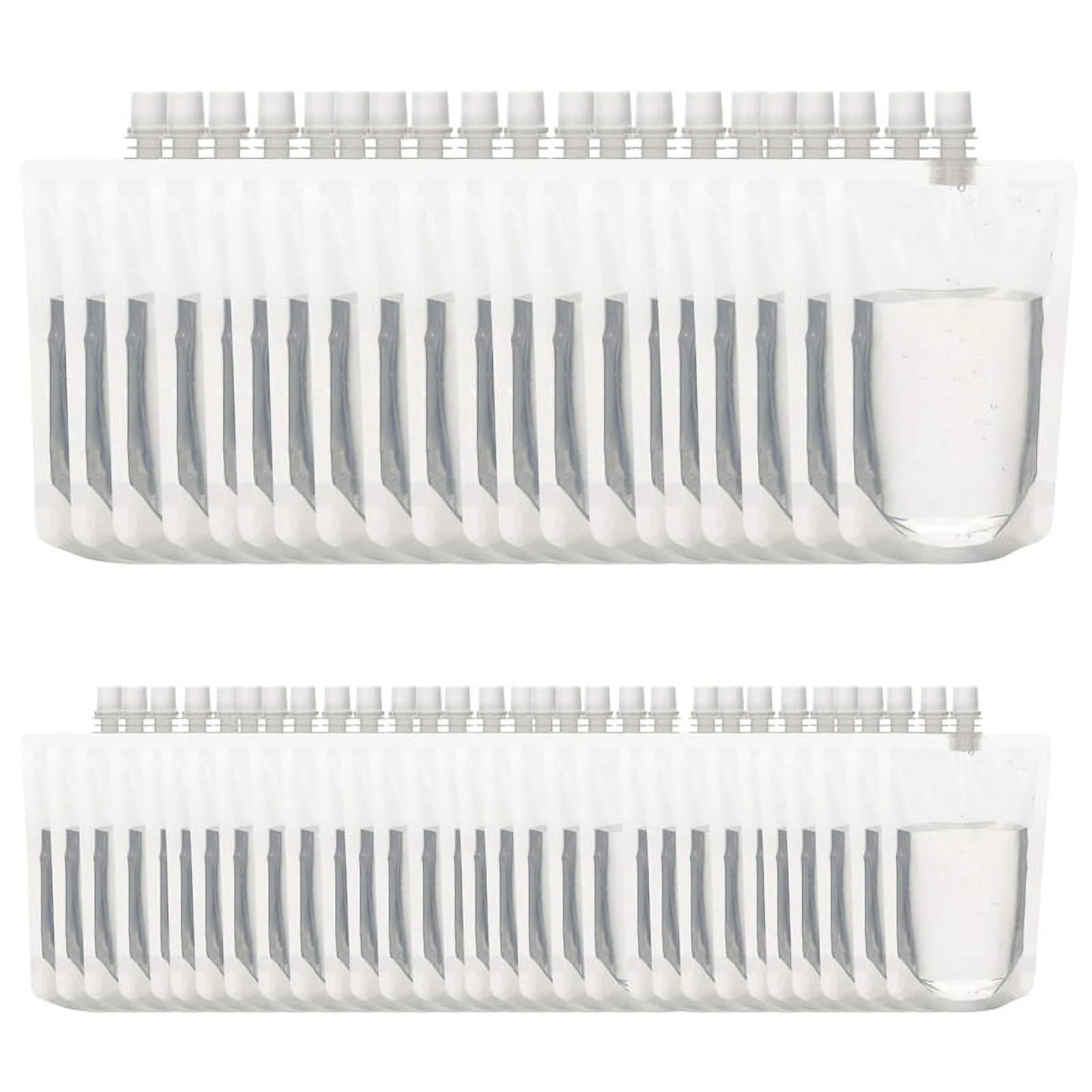 50PCS 100Ml Leak Proof Stand Up Pouch for Beverage Juice Milk Coffee L809