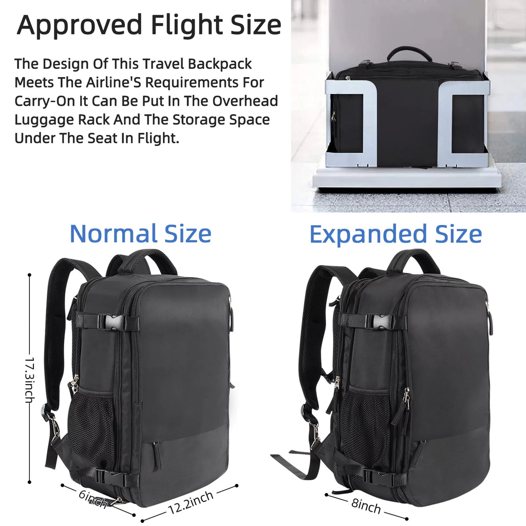 Travel Backpack Waterproof Hiking Rucksack for Men Women D665