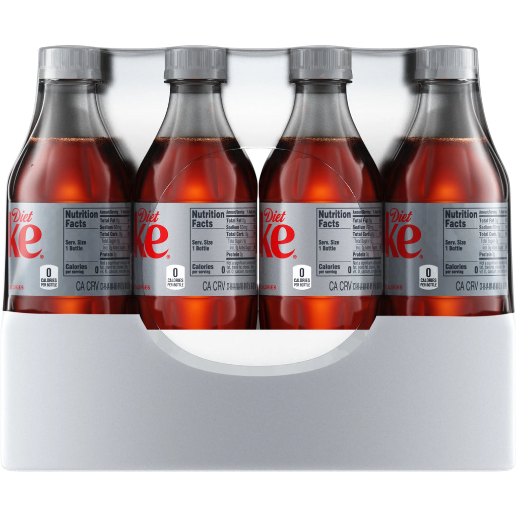 Diet Soda Soft Drink, 16.9 fl oz, 24 Pack P8150