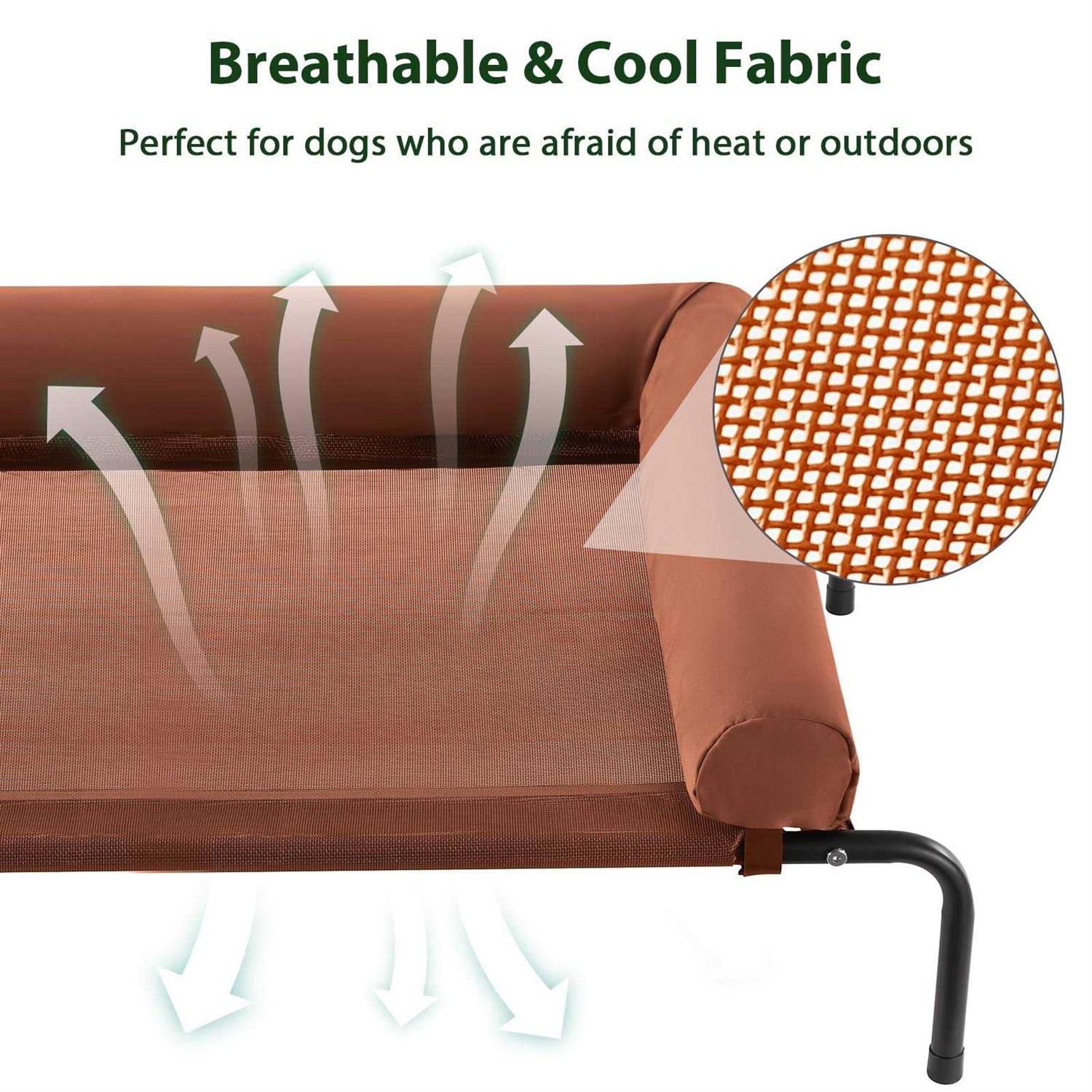 Large Elevated Cooling Dog Bed for Large Dogs Outdoor K488