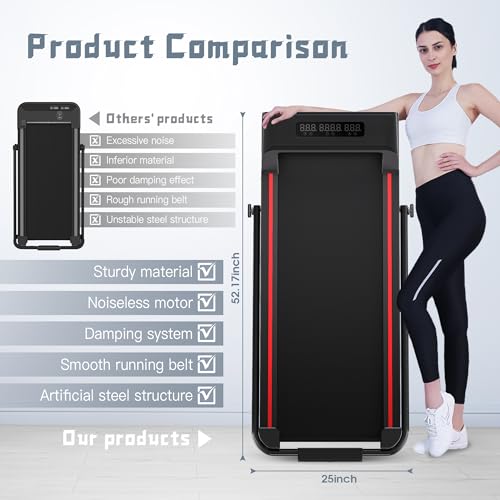 Under Desk Treadmill, 3 in 1 Portable Walking Pad A659392