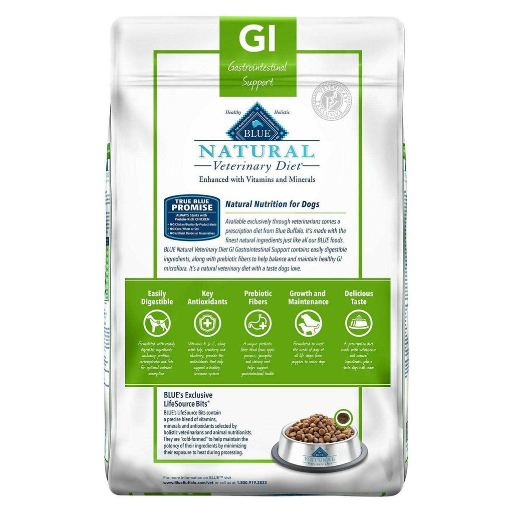 Natural Veterinary Diet GI Gastrointestinal Support Dry Dog Food O6033