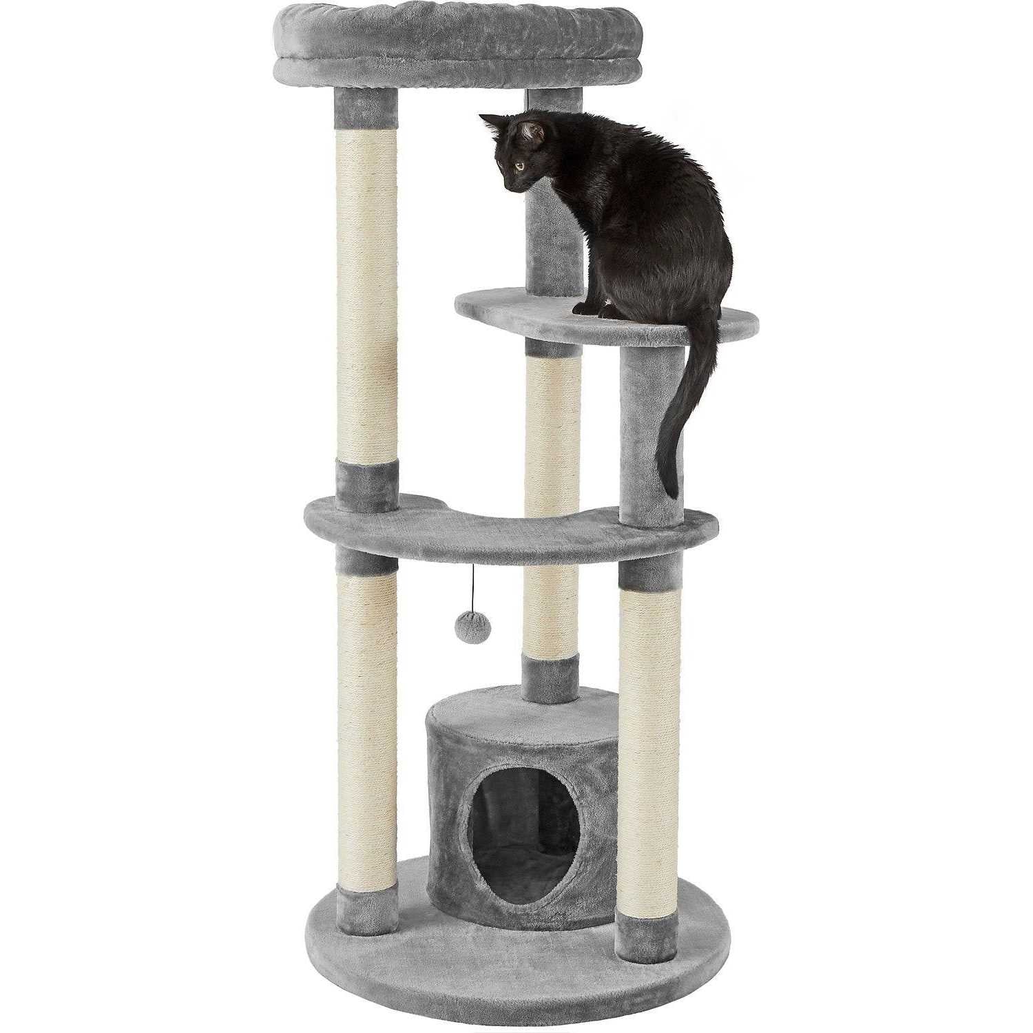Heavy Duty Faux Fur Cat Tree Condo G68103