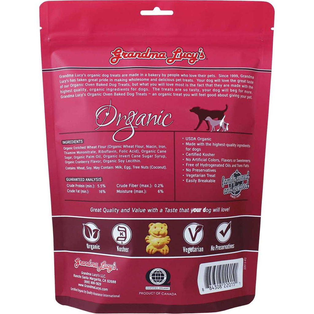 Organic Cranberry Oven Baked Dog Treats Q72560
