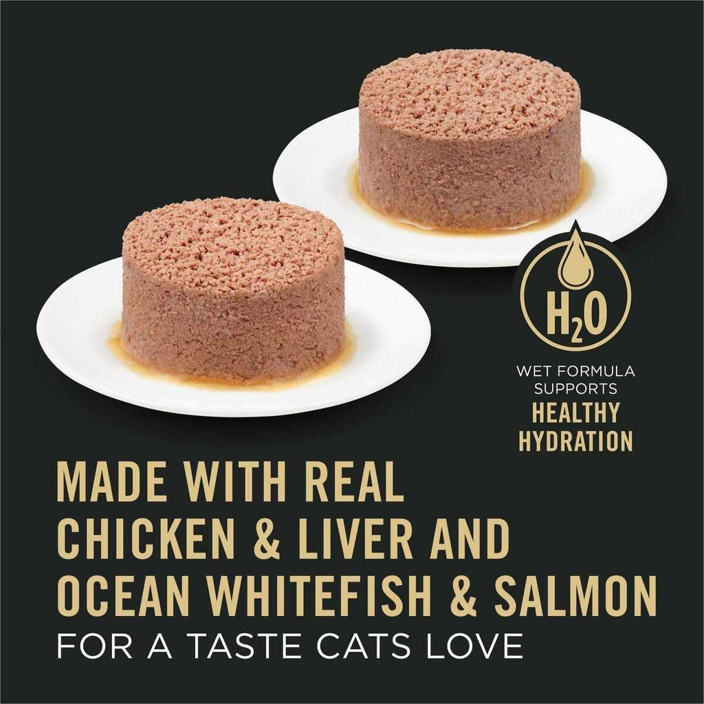 Grain-Free Chicken & Liver & Salmon Variety Pack Wet Kitten Food D815105