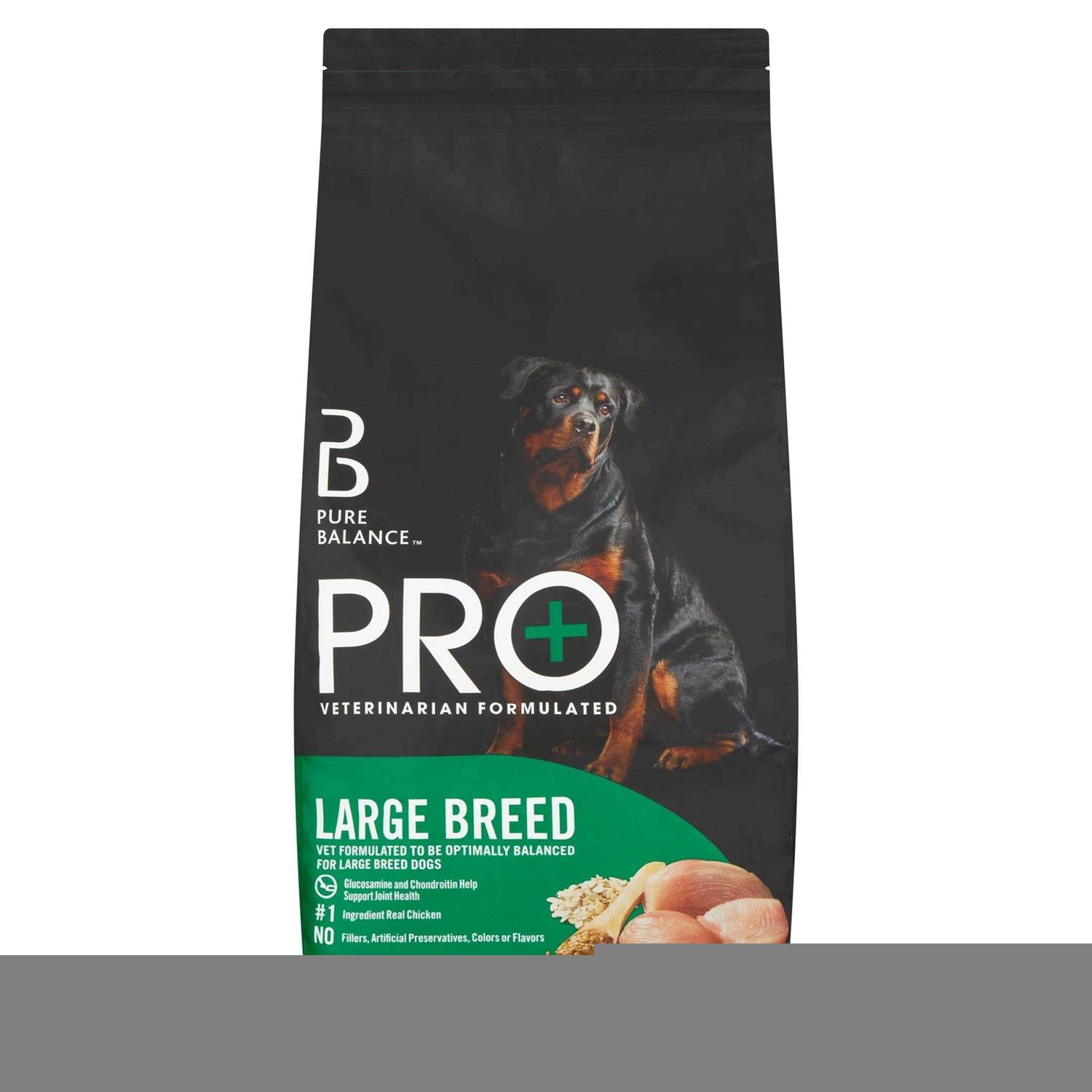 Pure Balance Pro+ Large Breed Chicken &amp; Brown Rice Recipe Dry Dog Food - Pet Supplies online store