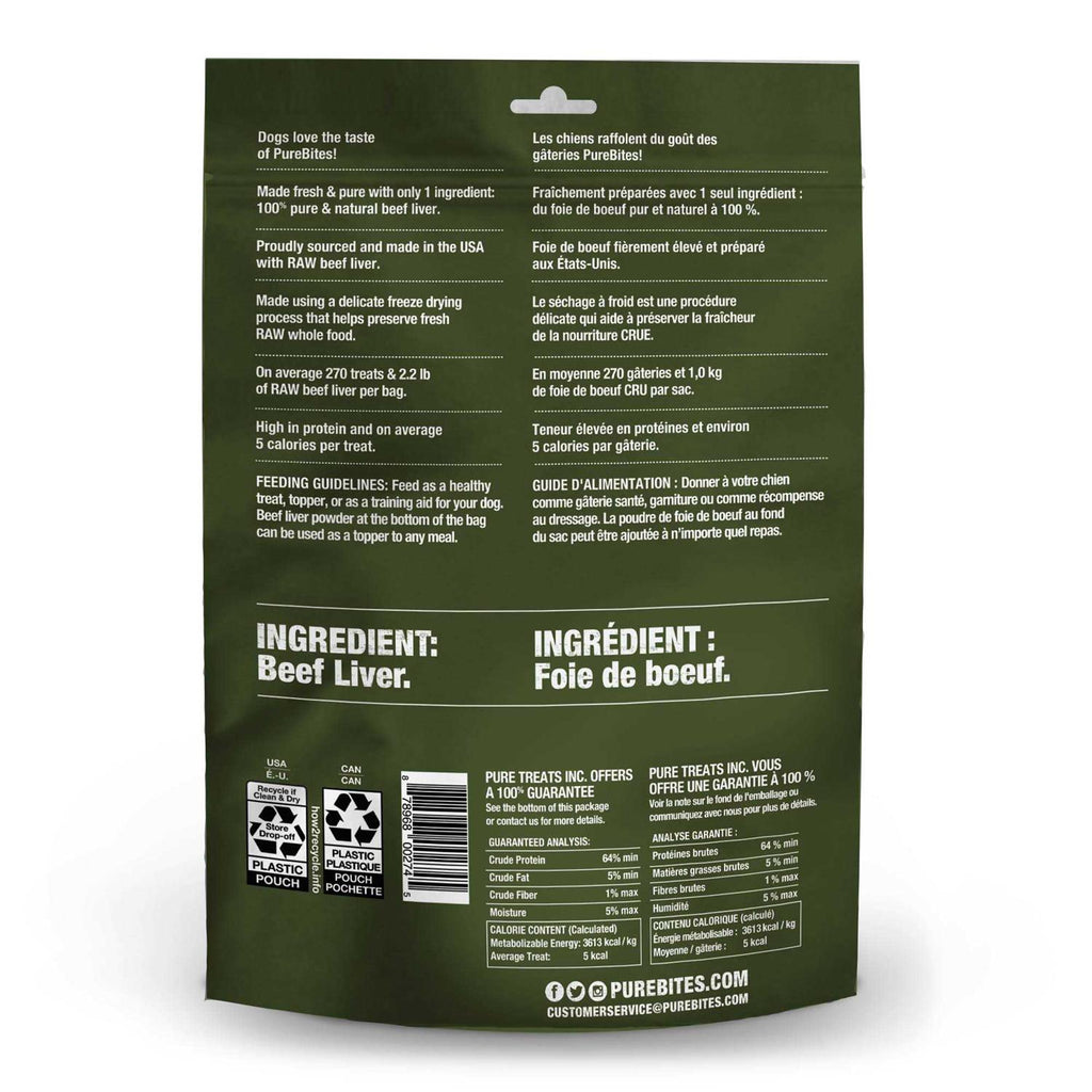 Freeze Dried Beef Liver Dog Treats S421262