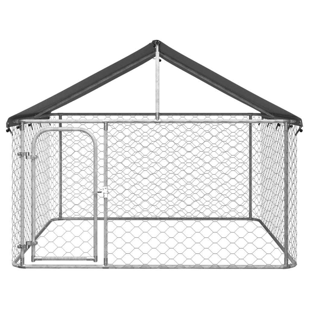 Outdoor Dog Kennel with Roof U30525