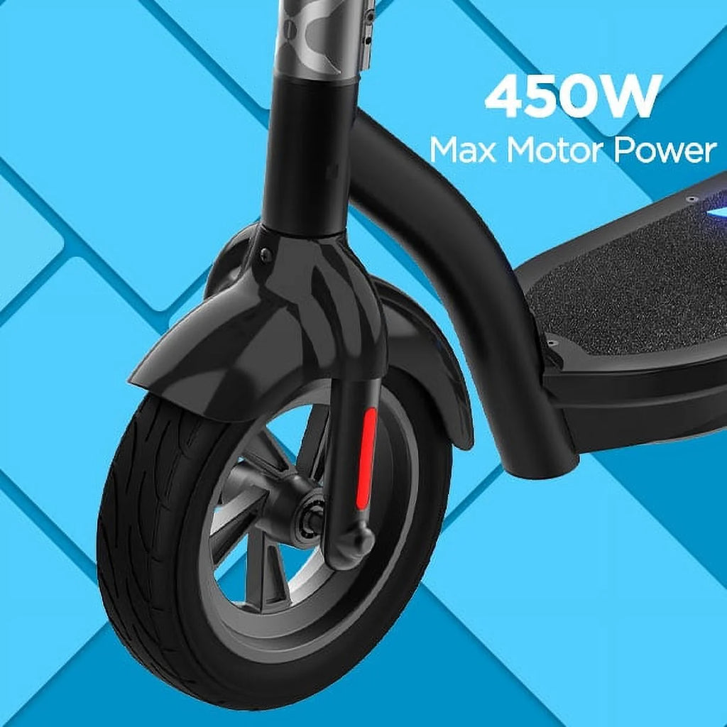 Electric Scooter, 18 mph Speed, 264 lb Max Weight, Black Y582014