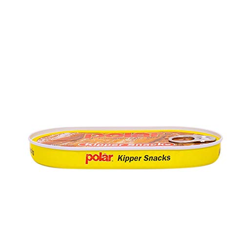 Smoked Herring Kipper Snacks, 3.53 oz Pack of 12, 90% Less Sodium, Ready to Eat K3712