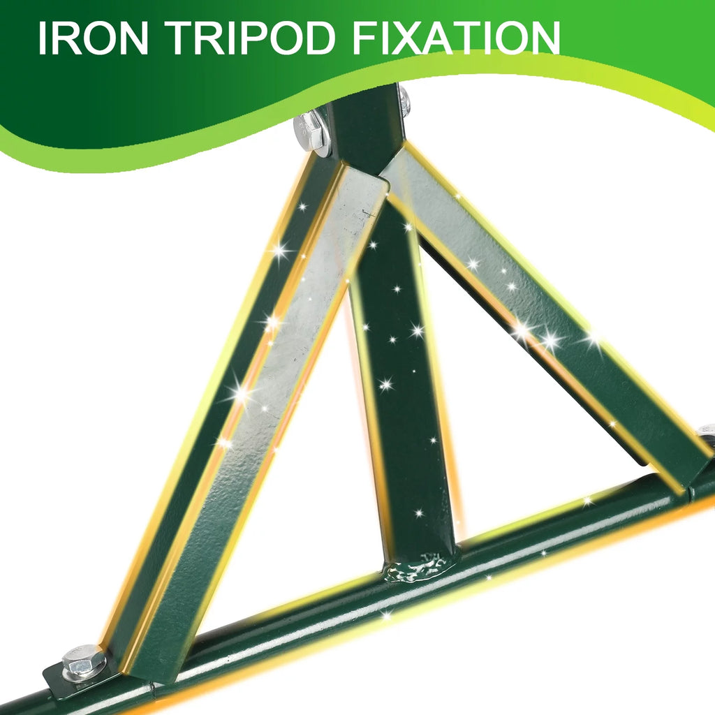 Compost Spreader with T-Shaped Handle for Lawn and Garden X795