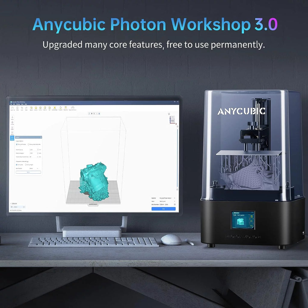 4K Resin 3D Printer with 5 KG UV Resin X3470