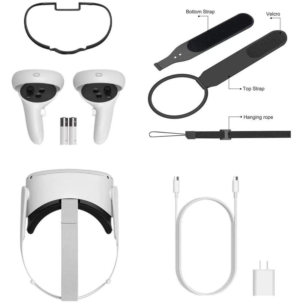 Virtual Reality Gaming Headset 256GB with Knuckle Straps and Cleaning Cloth R354