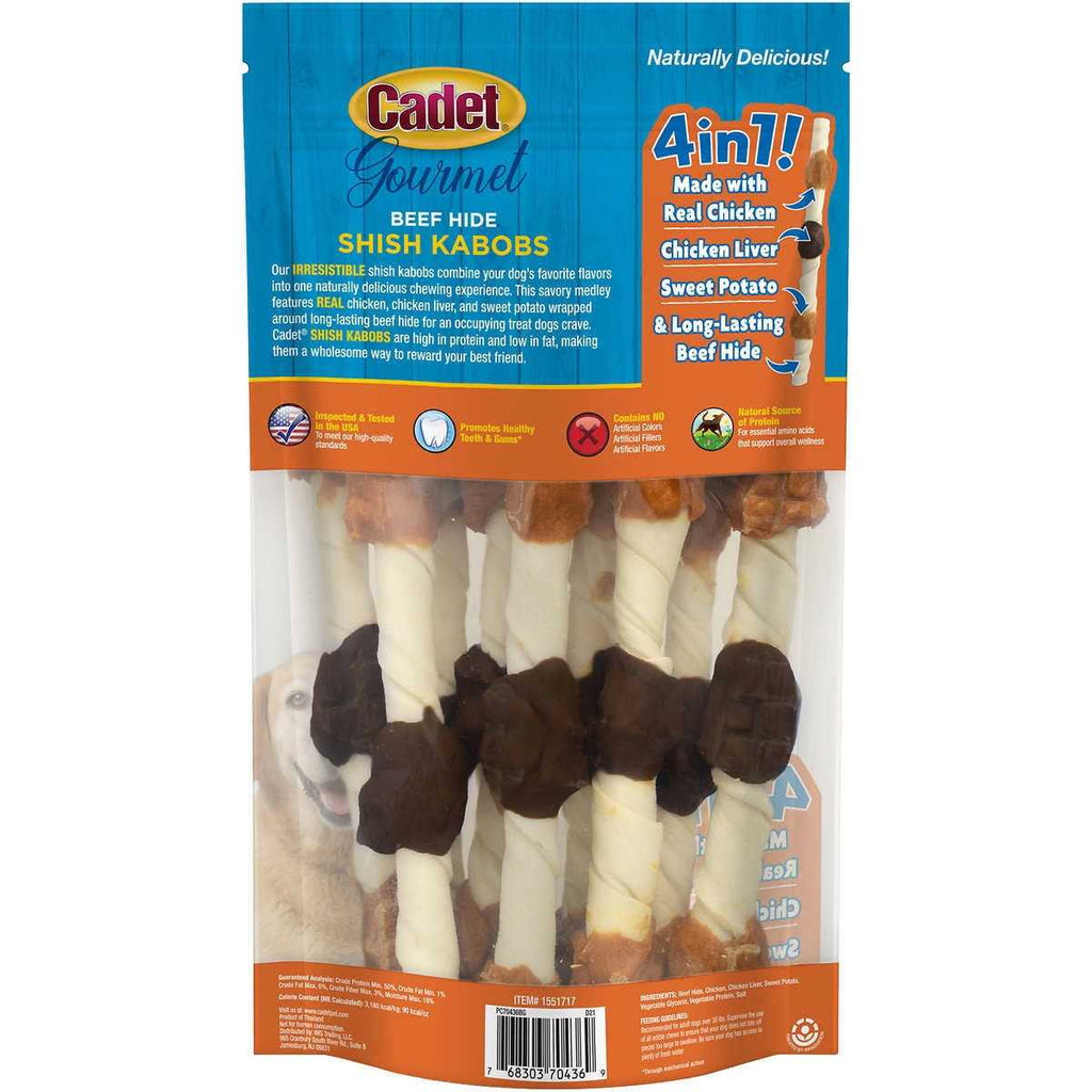 Beef Hide Shish Kabobs Dog Treats H913985