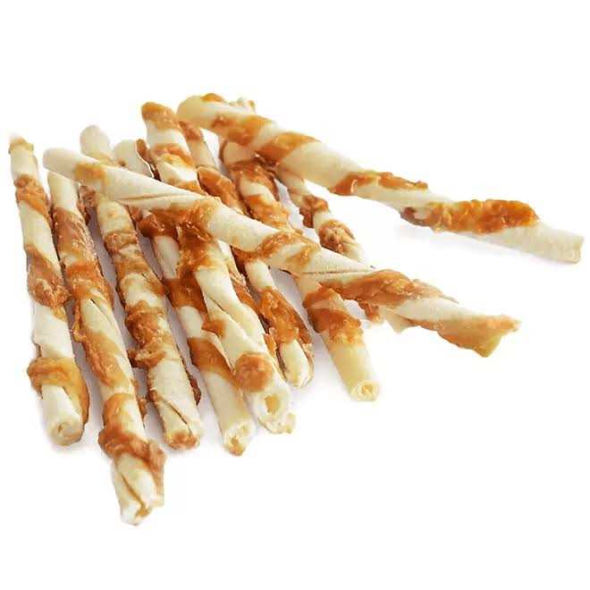 Chicken Wrapped Rawhide Chews for Dogs J840