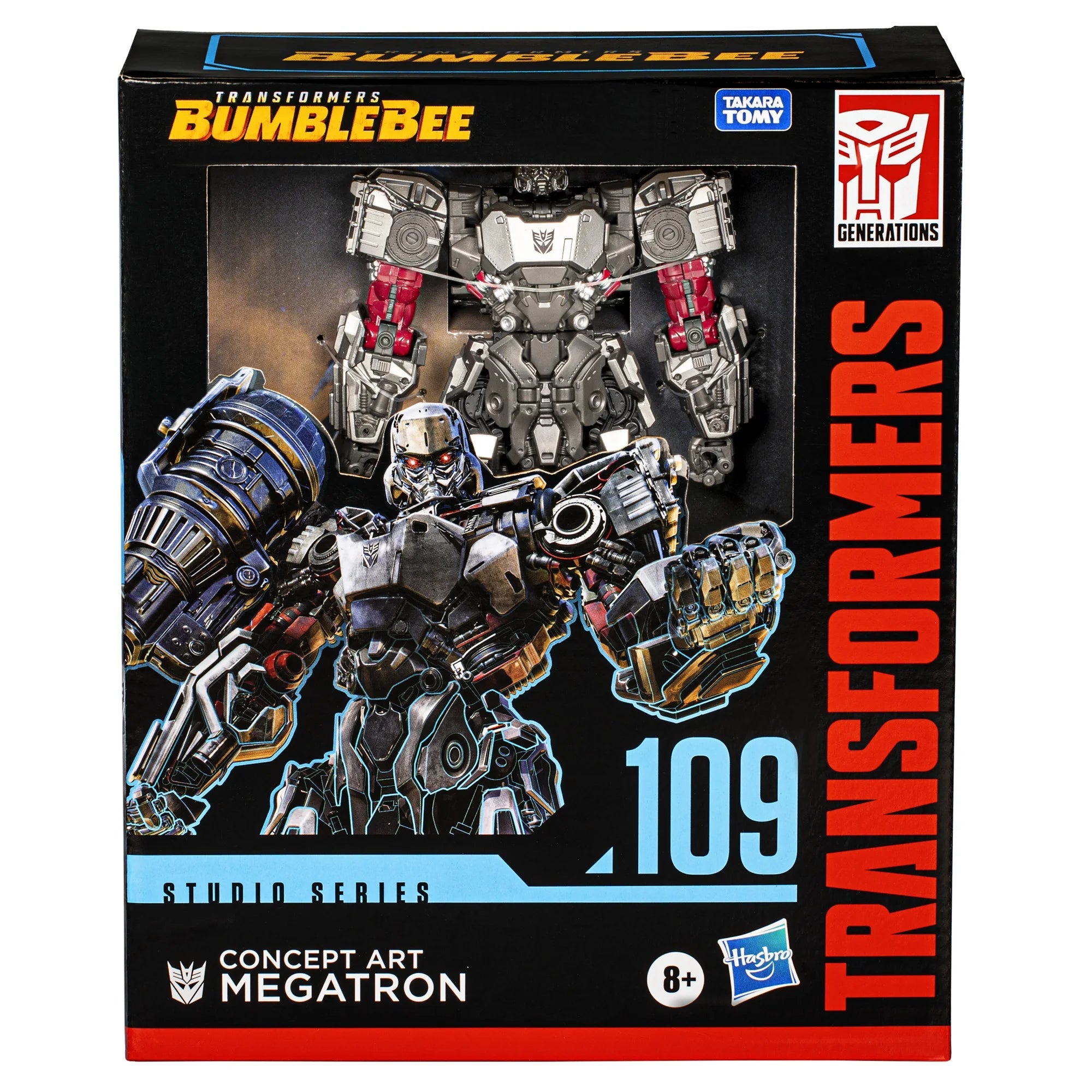 Bumblebee 109 Concept Art Megatron 8.5" Action Figure Y136698