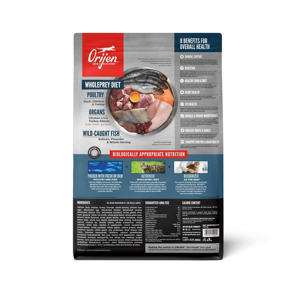 Grain Free Dry Cat Food for Senior Cats H7640