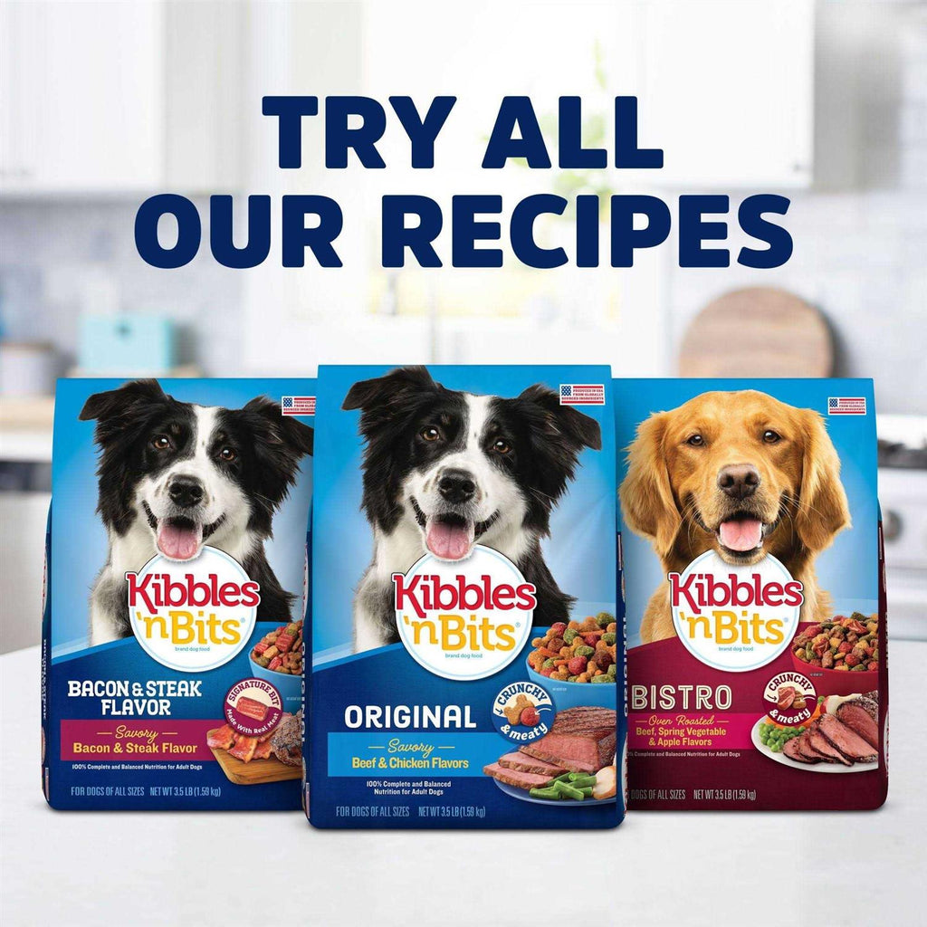 Mini Bits Bacon & Steak Flavor Dry Dog Food for Small Breeds R795733