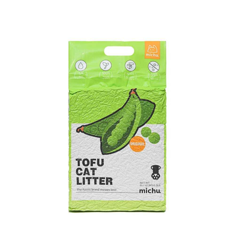 Natural Clumping Tofu Cat Litter 5.5lb V6377