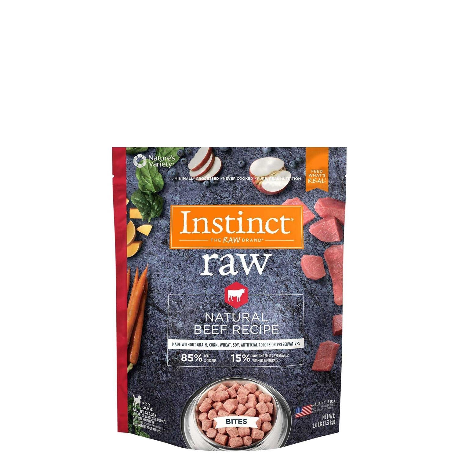 Frozen Raw Beef Patties Grain Free Dog Food Z3213