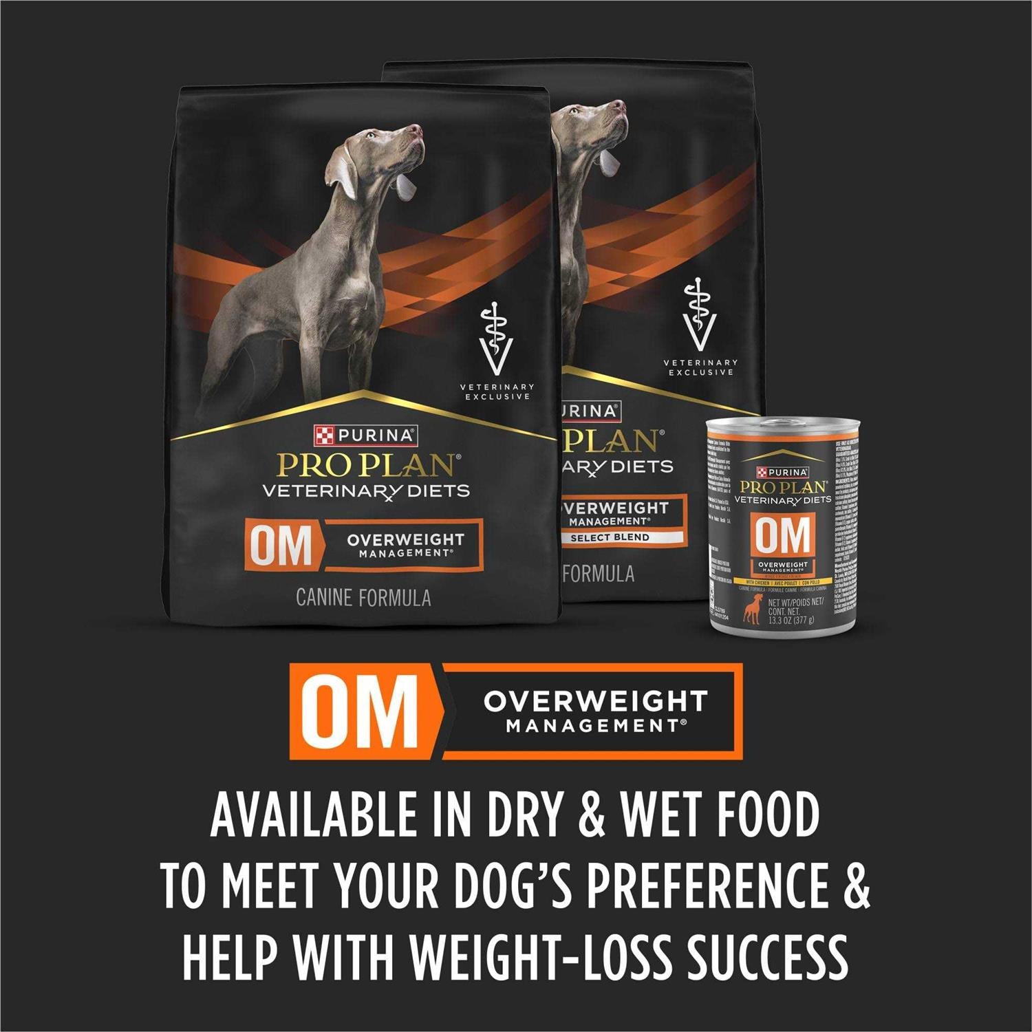 Overweight Management Formula Canned Dog Food Z6536