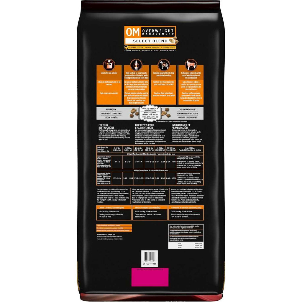 Overweight Management Dry Dog Food U18093