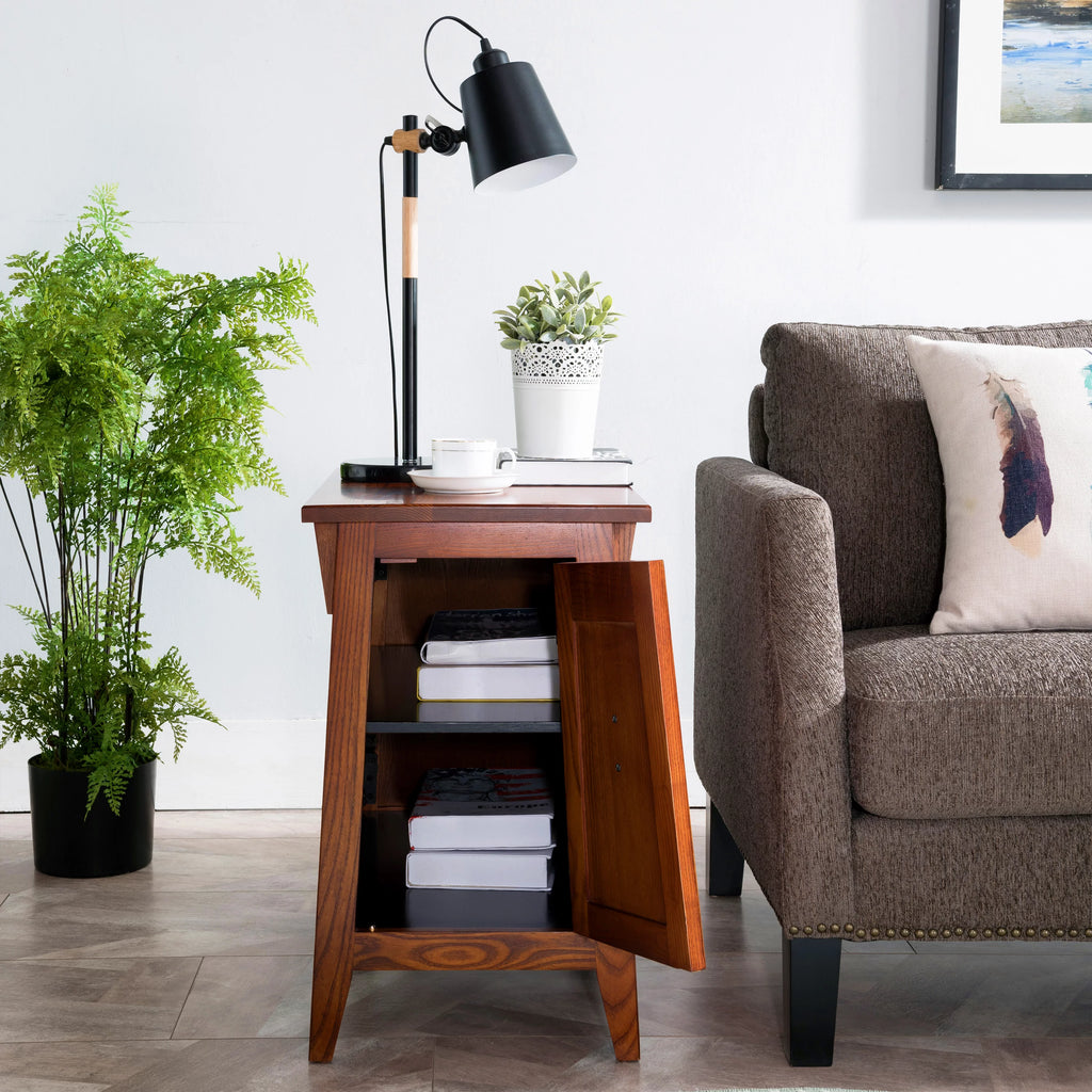 Solid Wood Mission End Table for Living Room and Bedroom Y1707