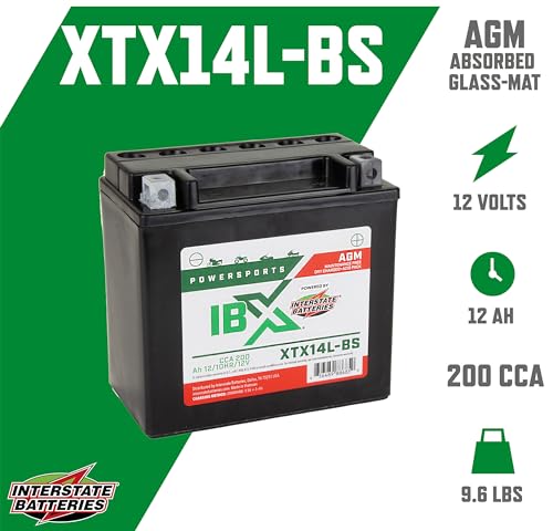 12V 18Ah Powersports Battery 230CCA AGM Rechargeable A93750