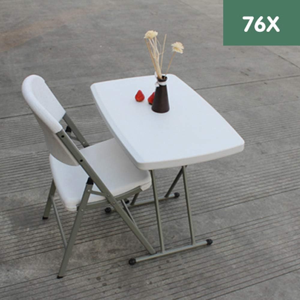 Lightweight Folding Table for Small Spaces, White G6180