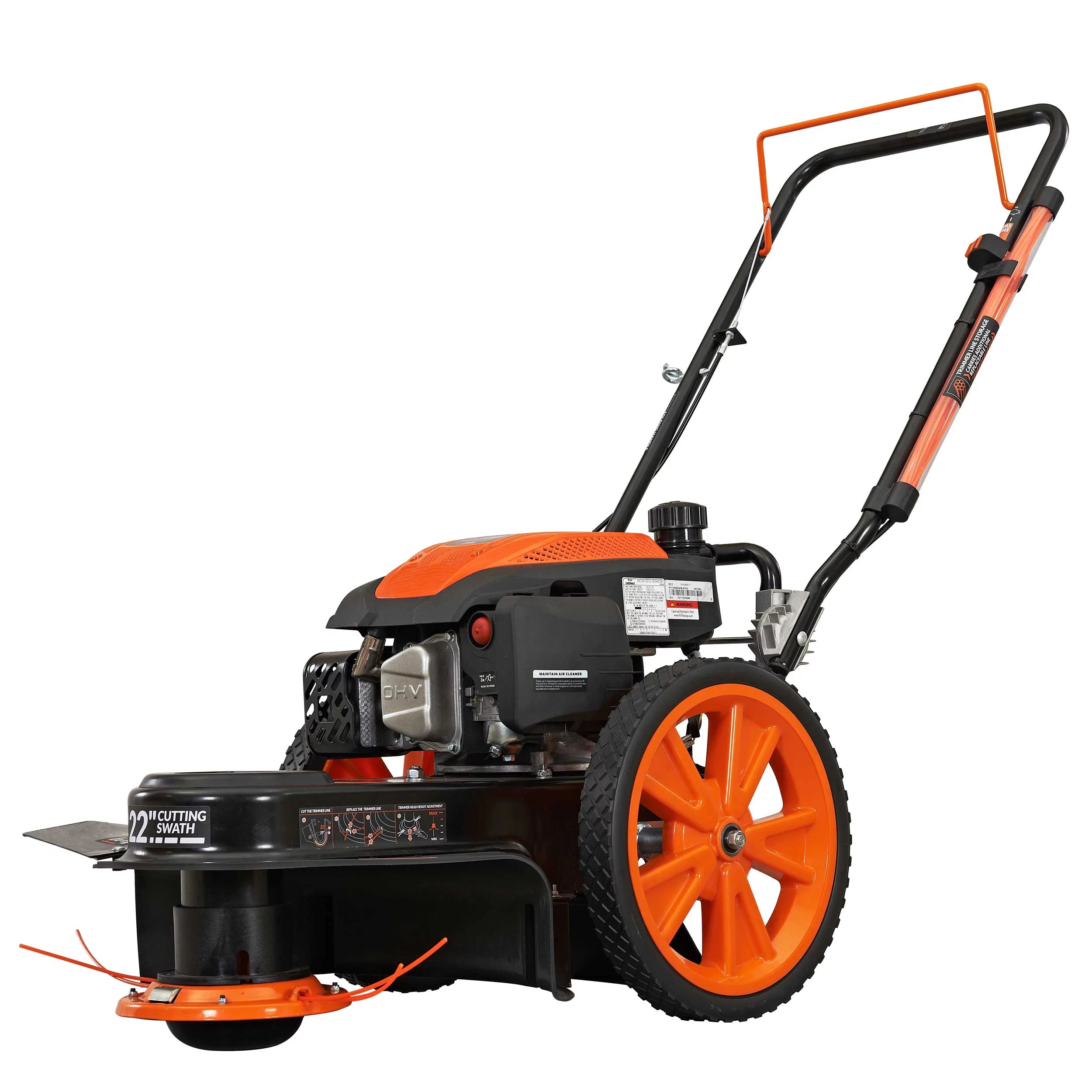 22 in. 170cc Gas Walk Behind String Trimmer Mower X63822