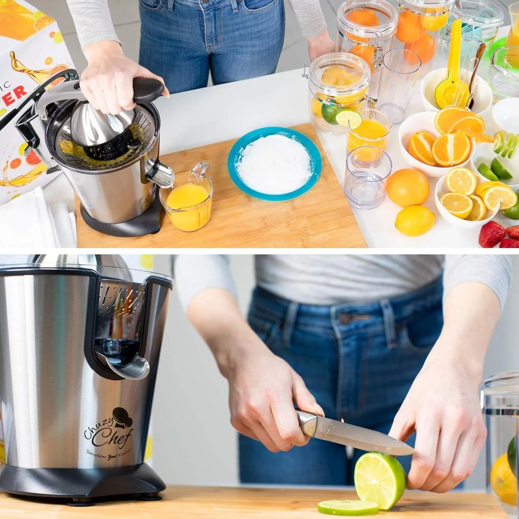 Electric Citrus Juicer with Anti-Drip Press, 300W O4816
