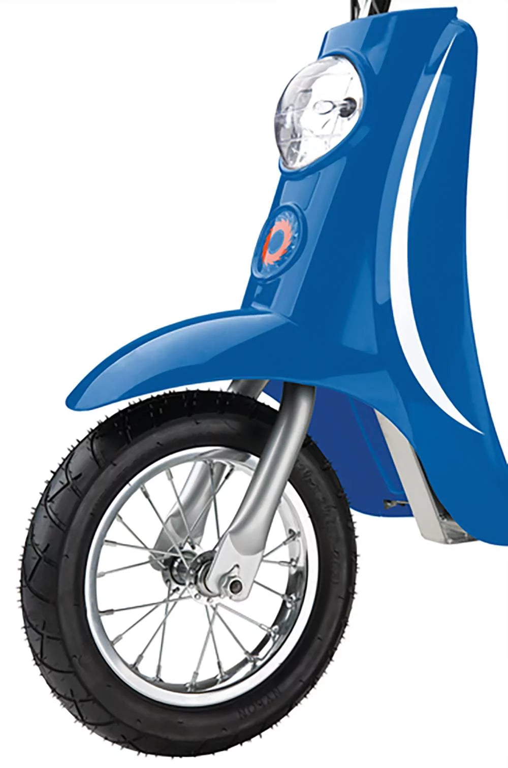 Miniature Euro 24V Electric Retro Scooters, Blue & Red M394751