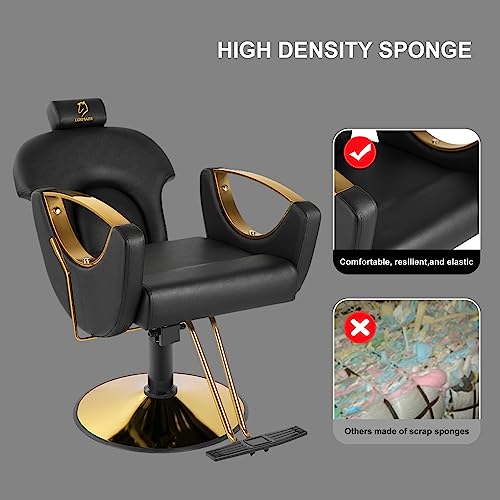 Pink Hydraulic Reclining Barber Salon Chair C219119