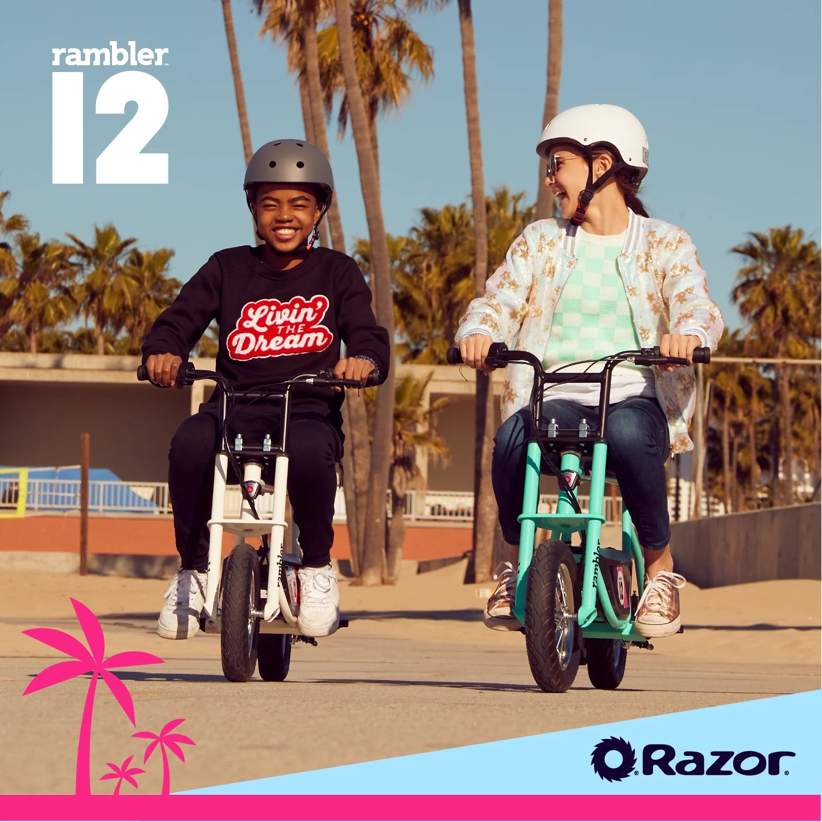 12 Seated Electric Scooter White 14 mph 12 Air-Filled Tires for Teens W76254