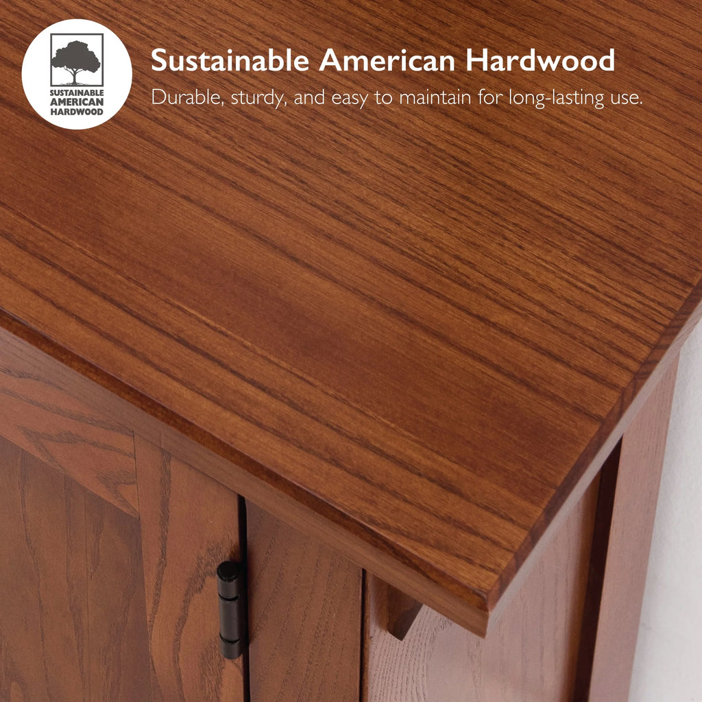 Solid Wood Mission End Table for Living Room and Bedroom Y1707
